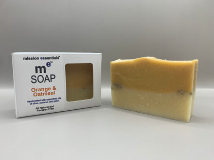 Soap-Natural Orange & Oatmeal Soap Bar