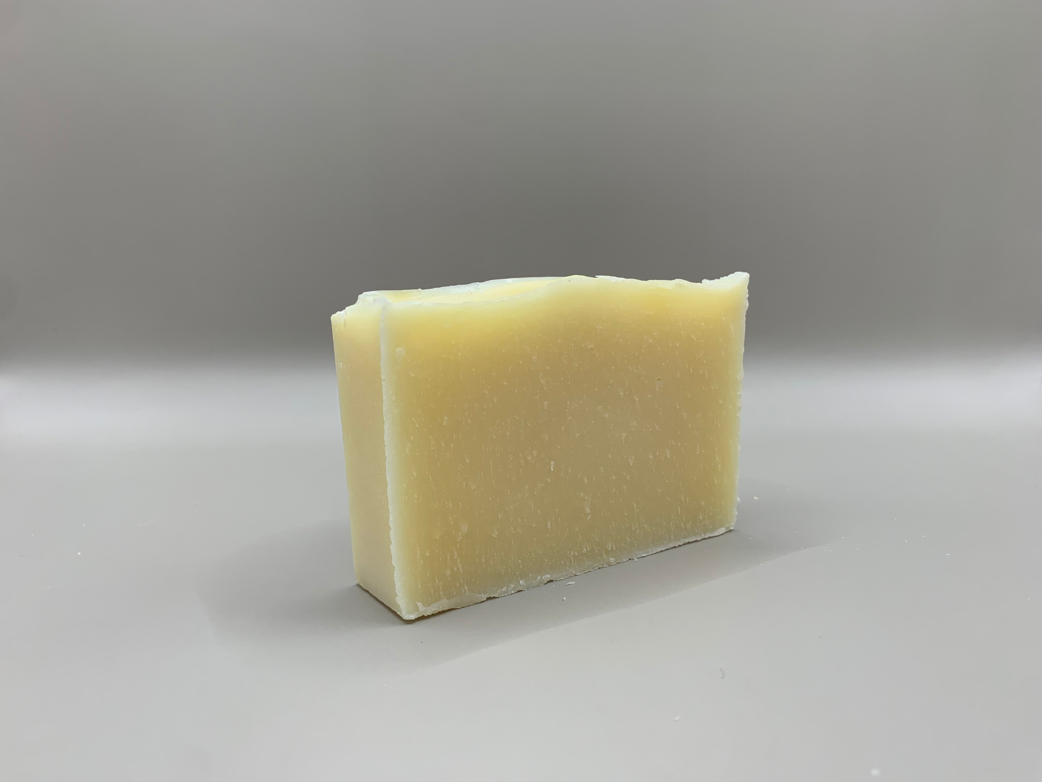 Plain Unscented and Uncolored Bar Soap Free of Any Additives 