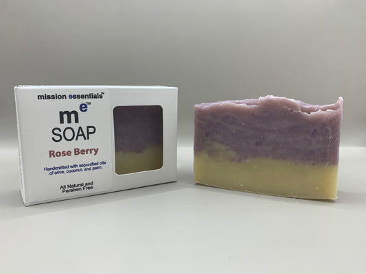 Soap-Natural Rose Berry Soap Bar